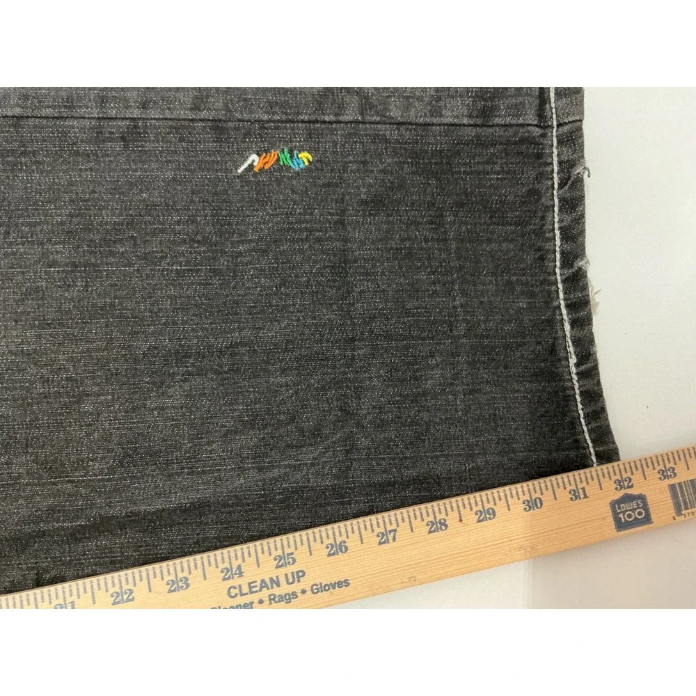 Coogi‎ Jeans Men's 36x34 Black Embroidered Y2K Baggy Streetwear Vintage Hip Hop